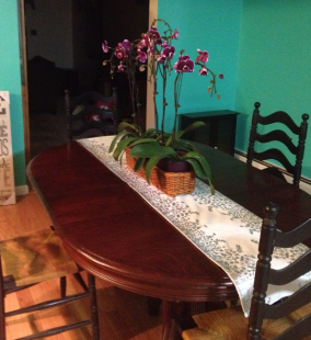 Restored Empire Oak Table — Mountainside, NJ — Maxwell's Furniture Restoration