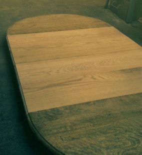 Old Empire Oak Table — Mountainside, NJ — Maxwell's Furniture Restoration