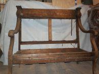 Old Empire Loveseat — Mountainside, NJ — Maxwell's Furniture Restoration