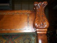 Restored Empire Loveseat — Mountainside, NJ — Maxwell's Furniture Restoration
