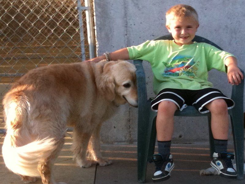 Kid and Dog