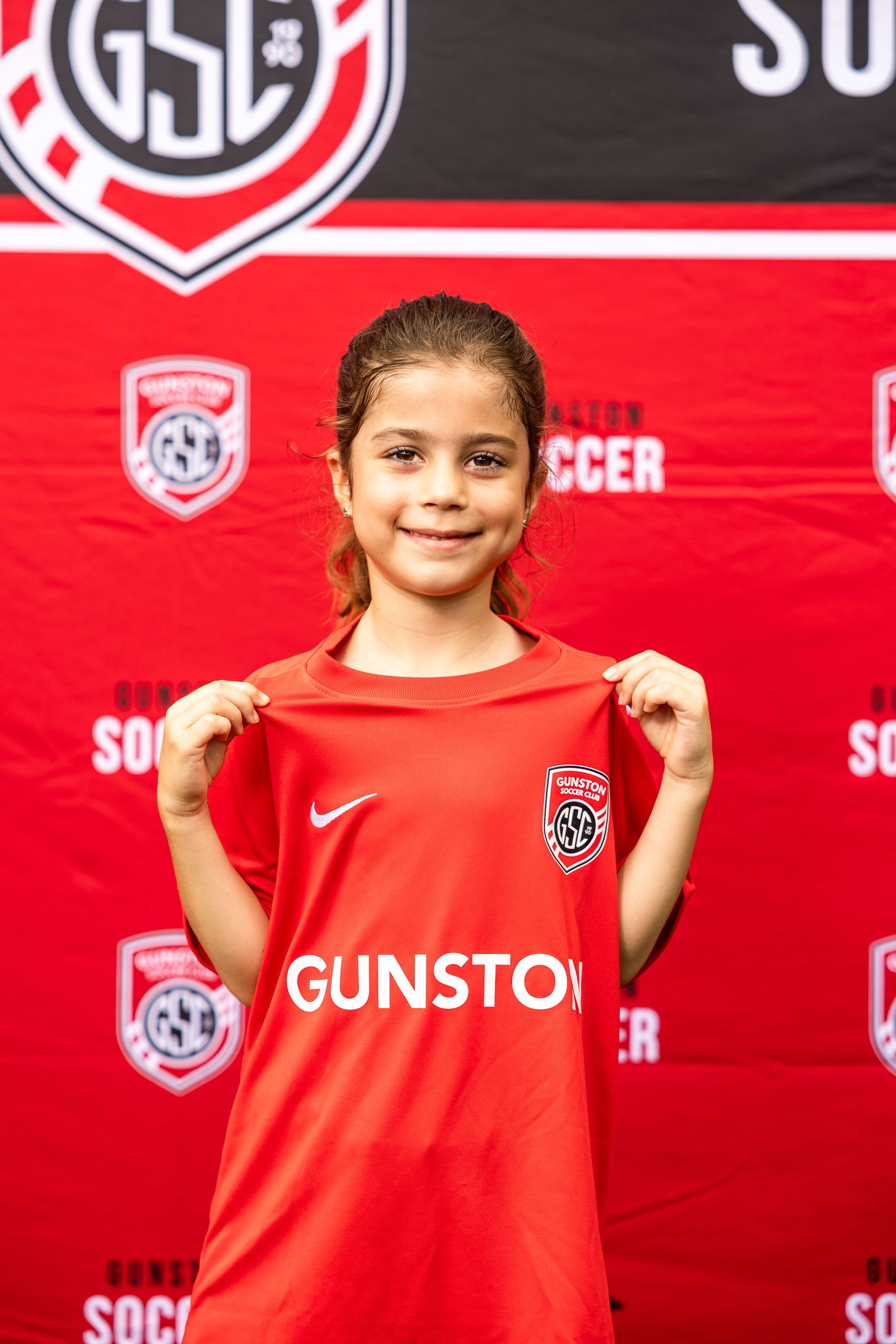 Two young soccer players for Gunston Soccer Club