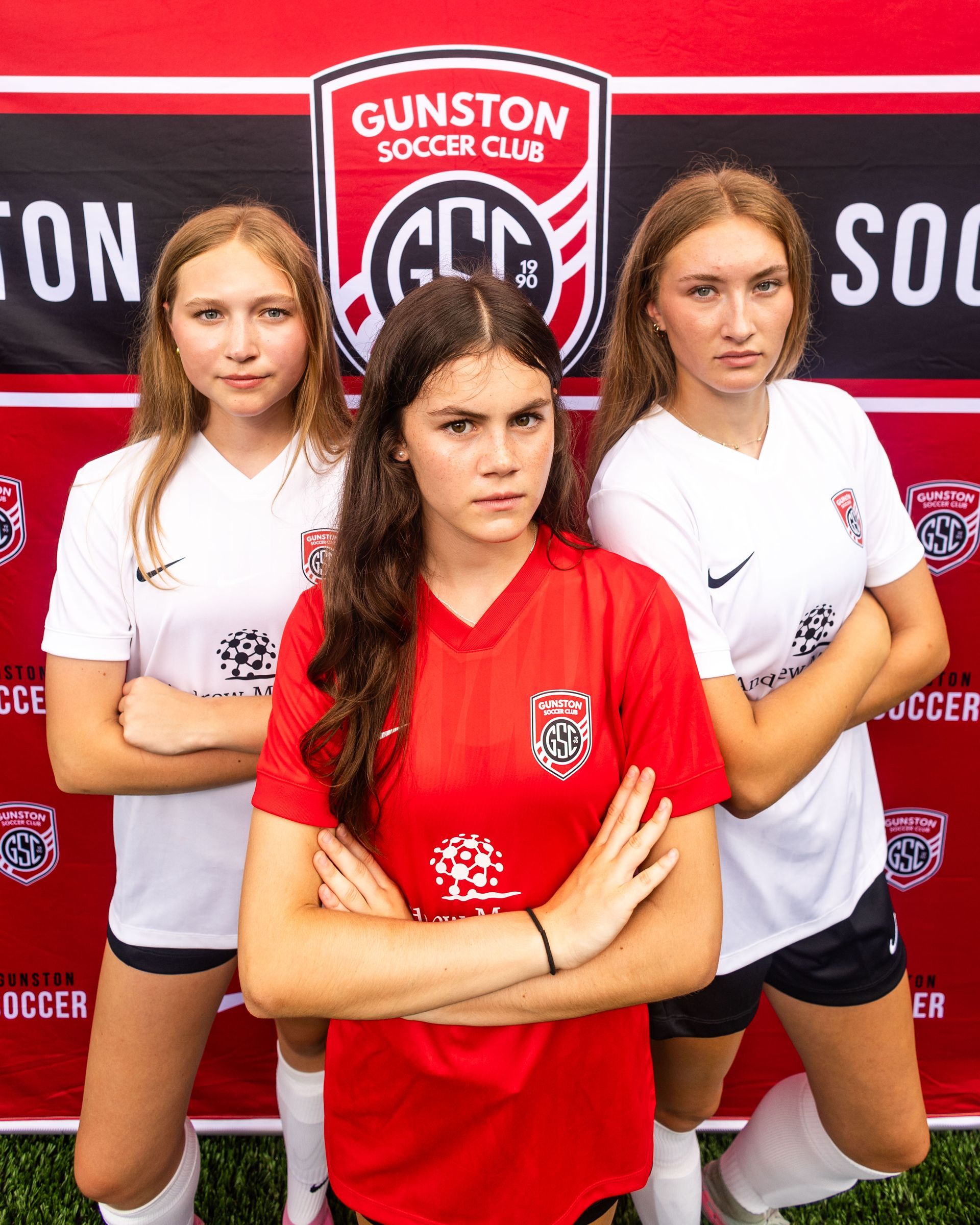 A young female soccer goalie Gunston Soccer Club