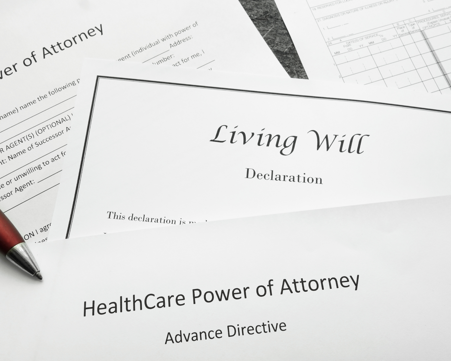 Living Will and Healthcare Power of Attorney Documents to be Notarized