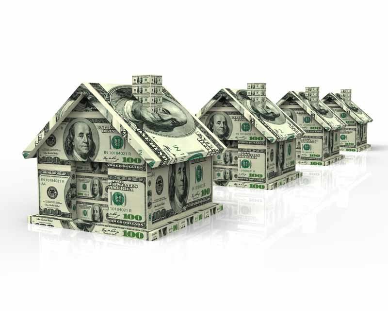 Houses made of cash