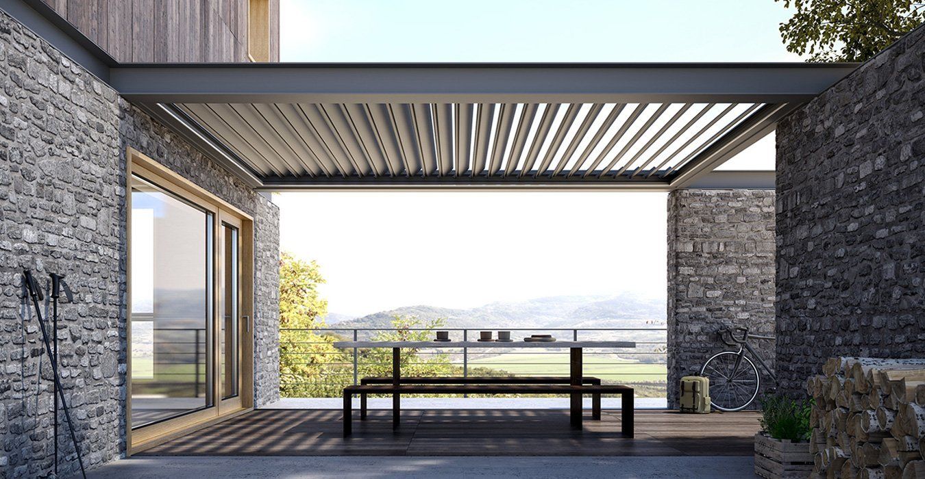 pergole bioclimatiche Roma - MM tende e infissi