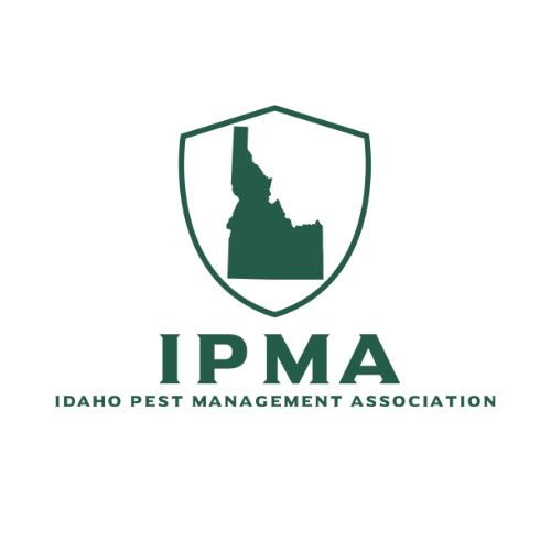 A logo for the idaho pest management association