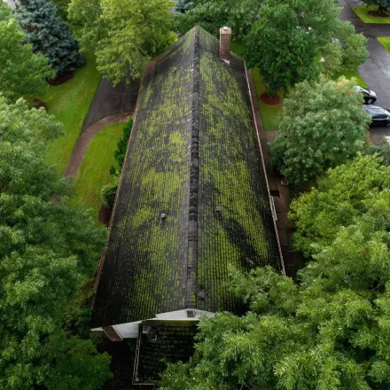 Joliet Illinois roofers provide emergency tarping, decking bracing, structural uplift mitigation, and hail strike assessments.
