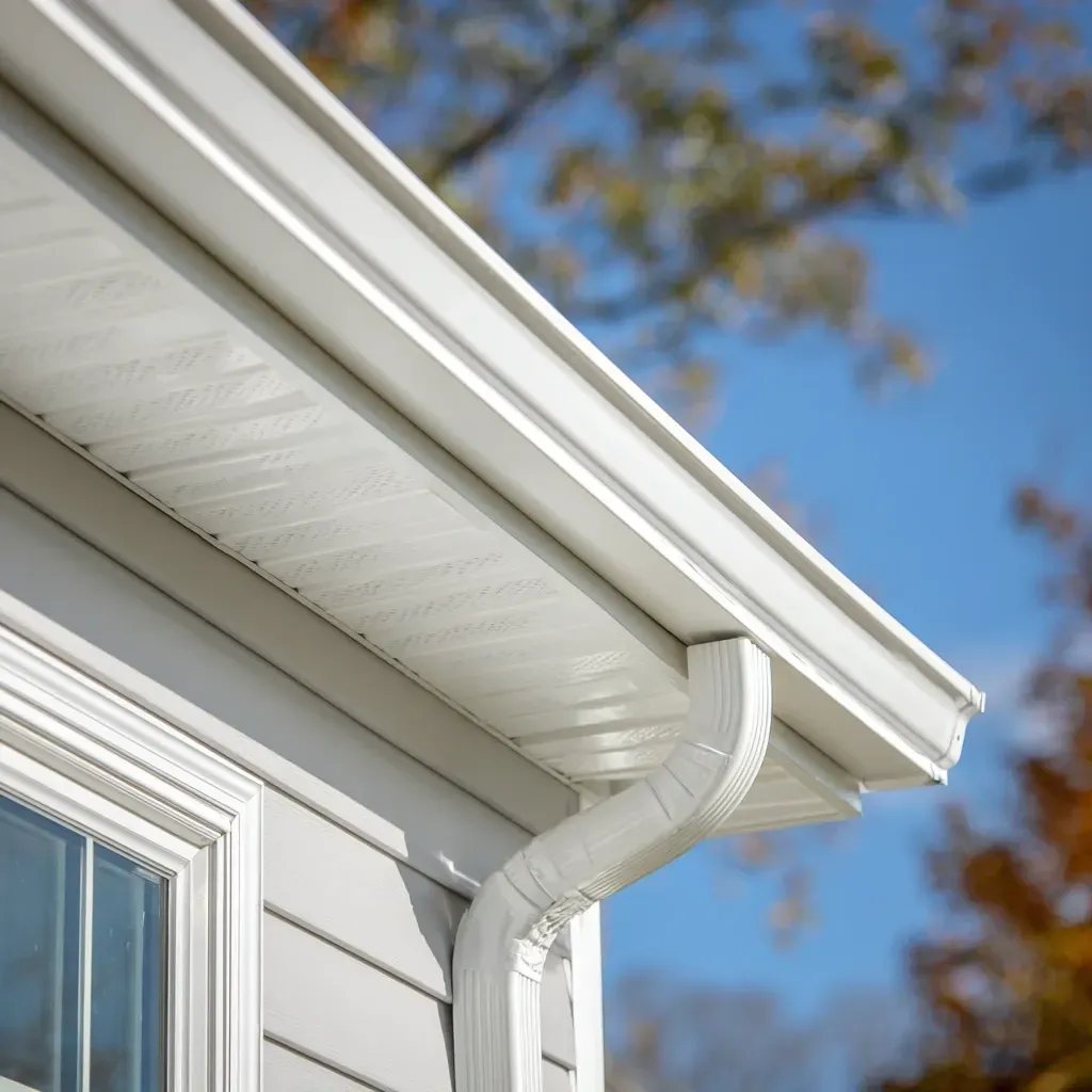 Joliet IL roofing maintenance experts clean clogged gutters, re-seal joints, replace warped fascia boards, and install perforated soffit vents for better airflow.