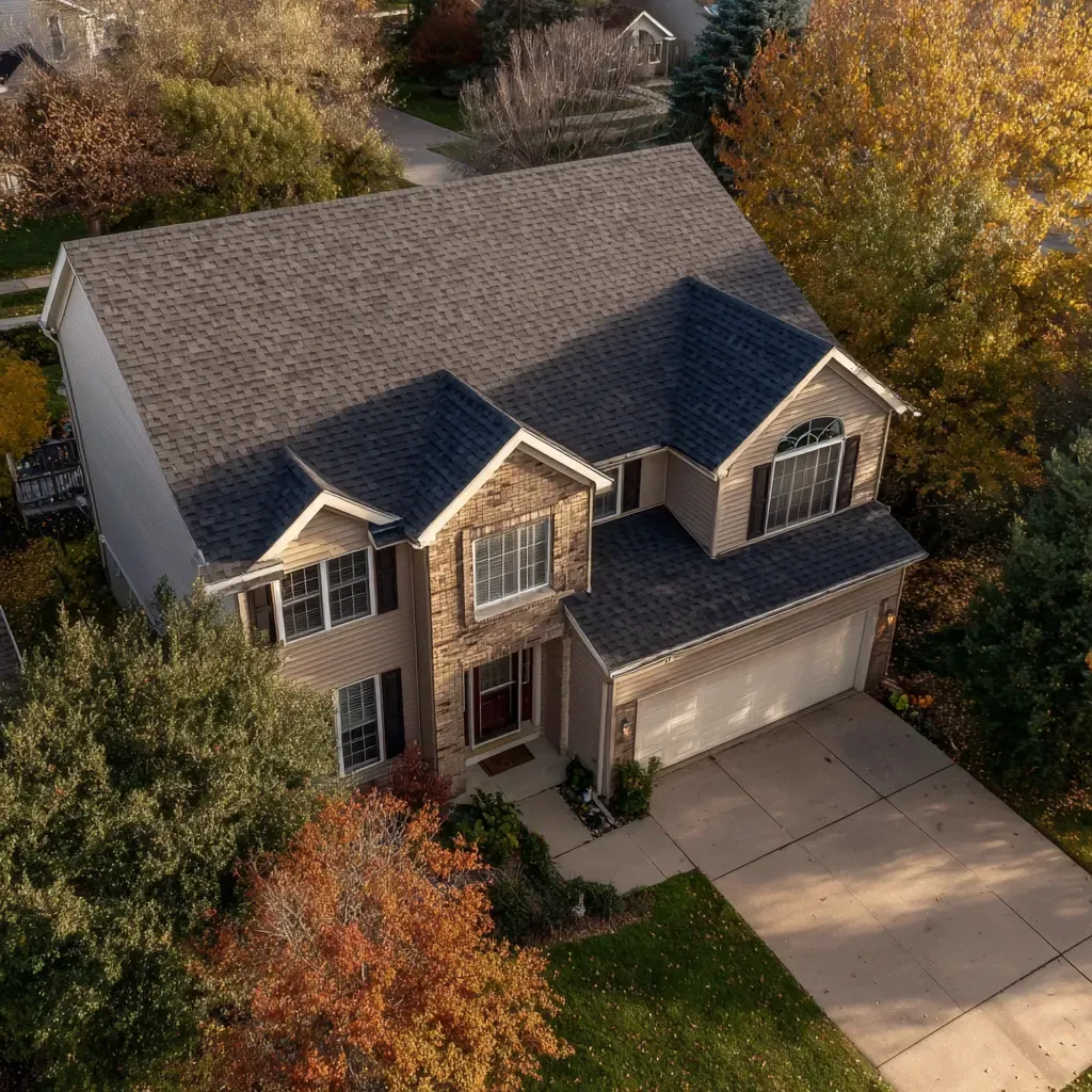 GAF and CertainTeed asphalt shingle roofing Joliet IL contractors offer laminated shingles, integrated ridge vents, Class H wind-rated shingles, and architectural layering.