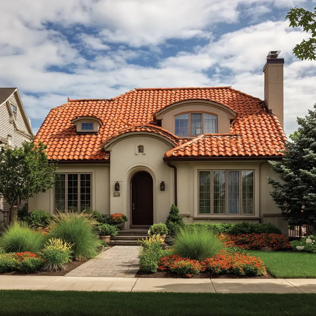 Our Joliet IL roofing team provides lightweight concrete tile roofing, synthetic composite tile alternatives, Class A fire-rated roof systems, and proper eave riser flashing.