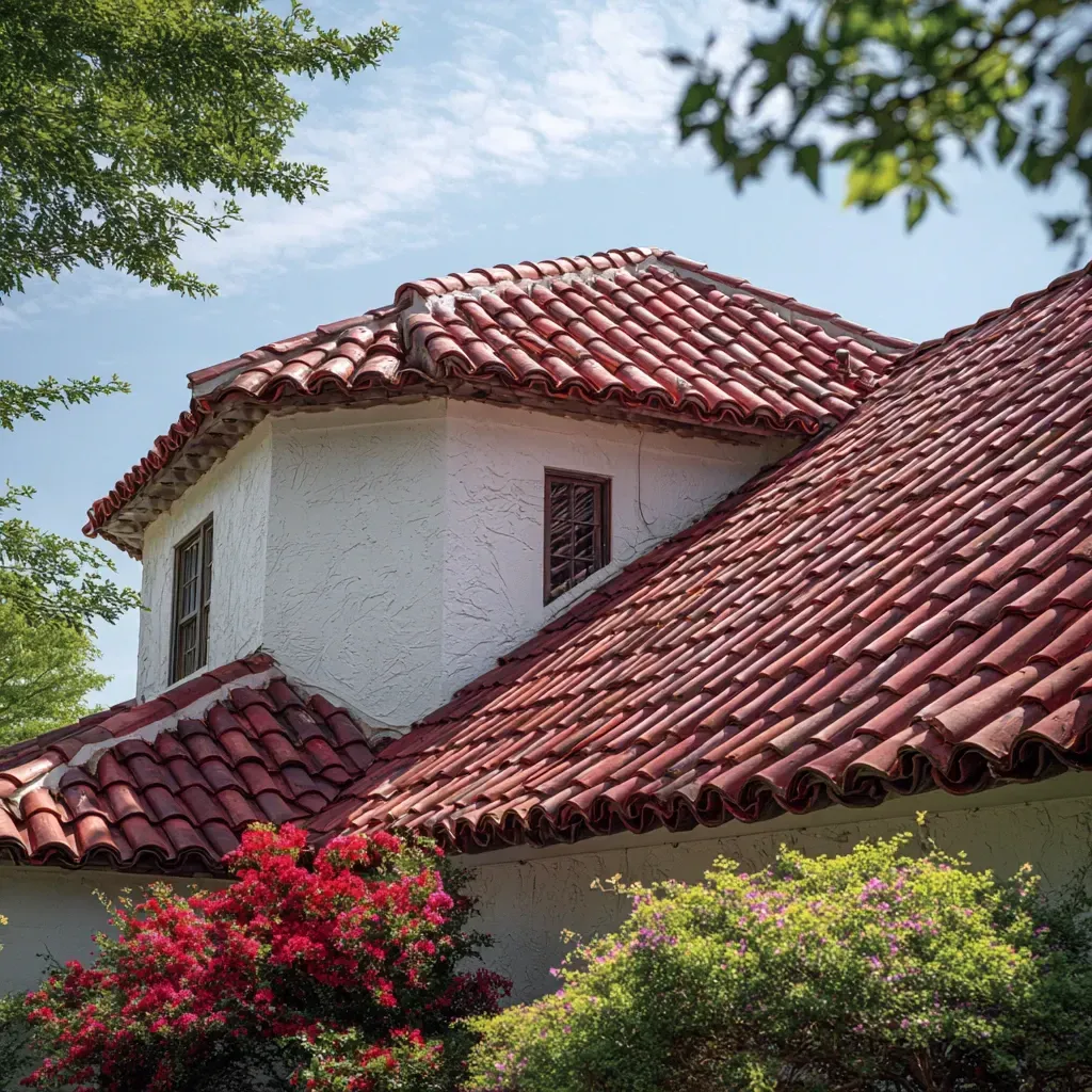 Concrete tile roofing Joliet IL services feature breathable underlayment, rafter reinforcement, starter row tile alignment, and snow-shedding gable edge detailing.