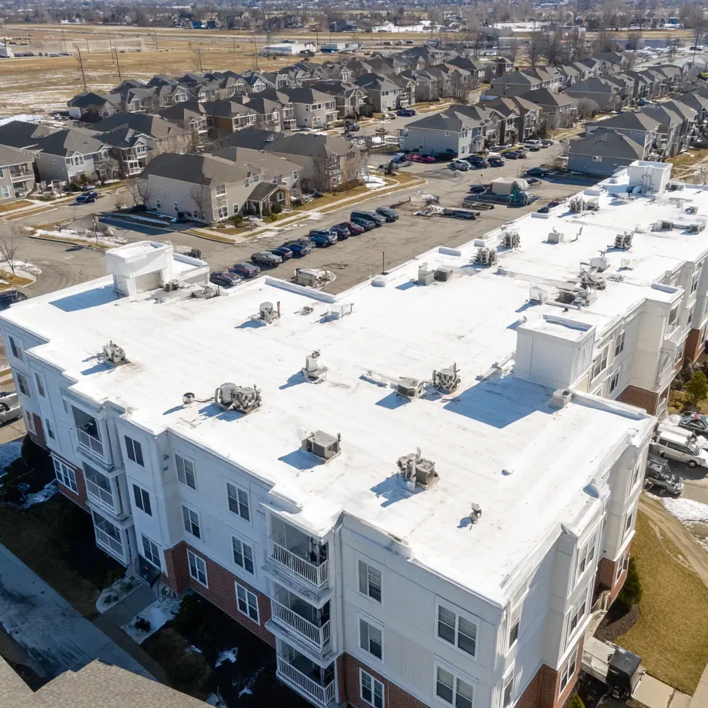 Full-spectrum commercial roof maintenance Joliet IL includes roof traffic wear assessment, membrane adhesion reviews, and repair prioritization plans.