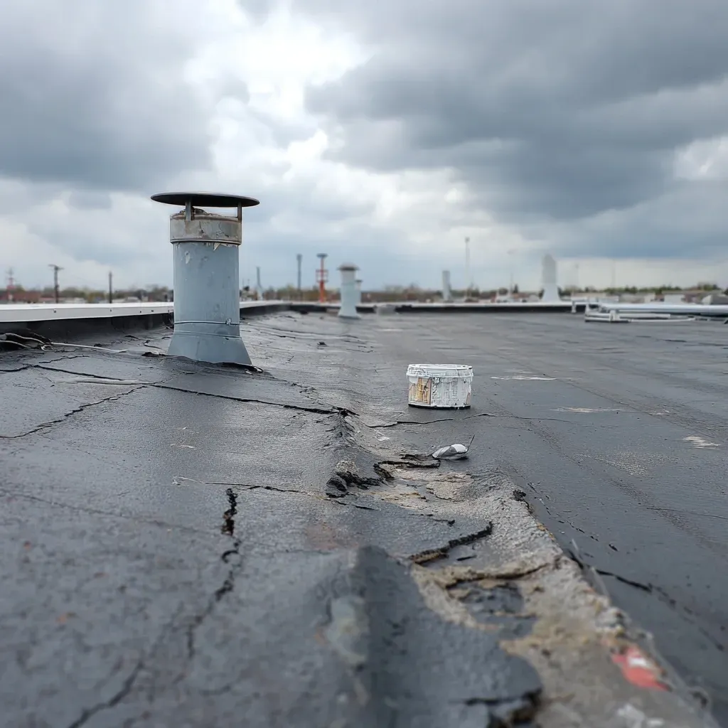 Affordable flat roofing Joliet IL contractors specialize in BUR roof resurfacing, cool roof silicone re-coating, EPDM tear-off and replacement, and tapered edge rebuilds.