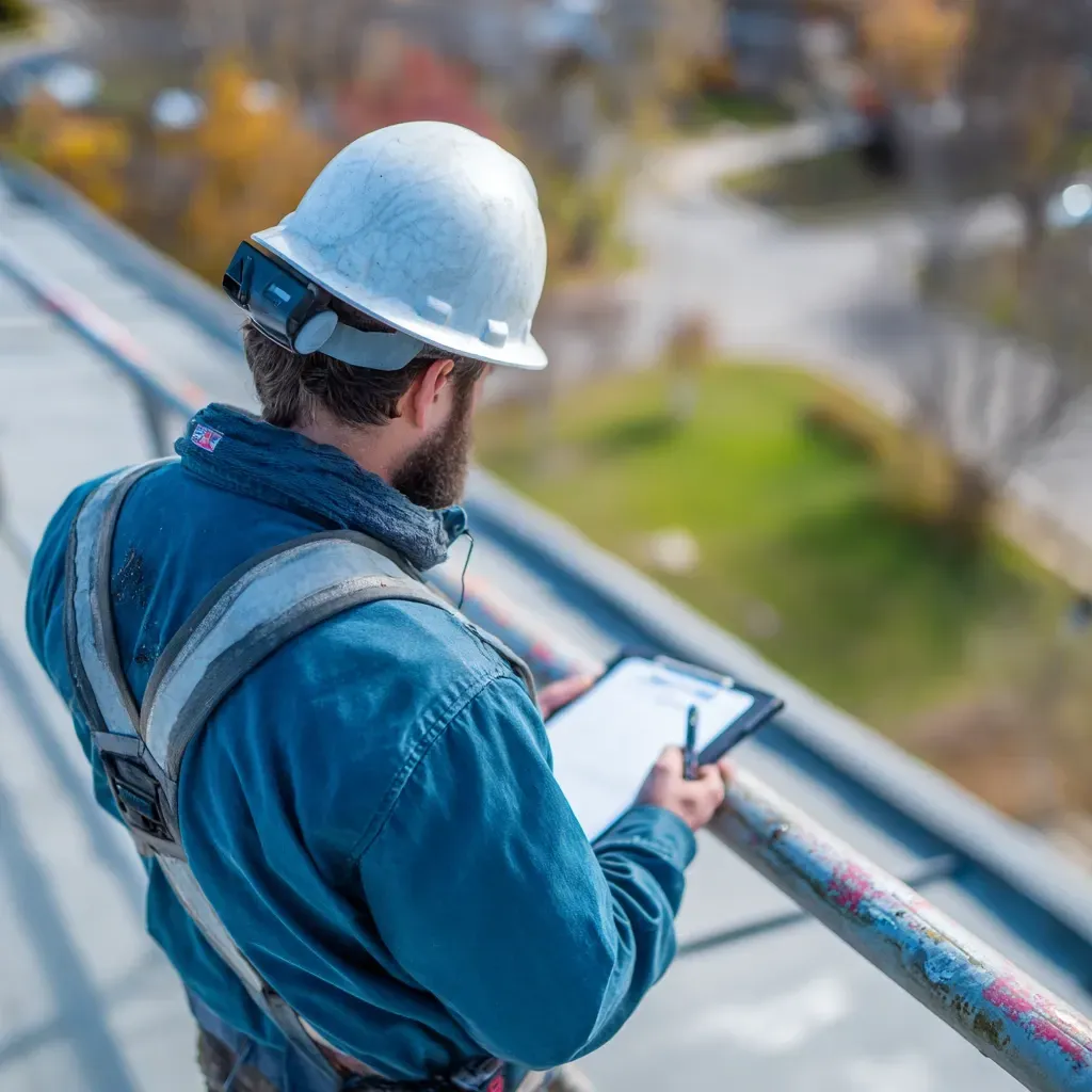 Roof installation Joliet IL for commercial flat buildings features white reflective membranes, flashing reinforcements, and complete rooftop ventilation prep.