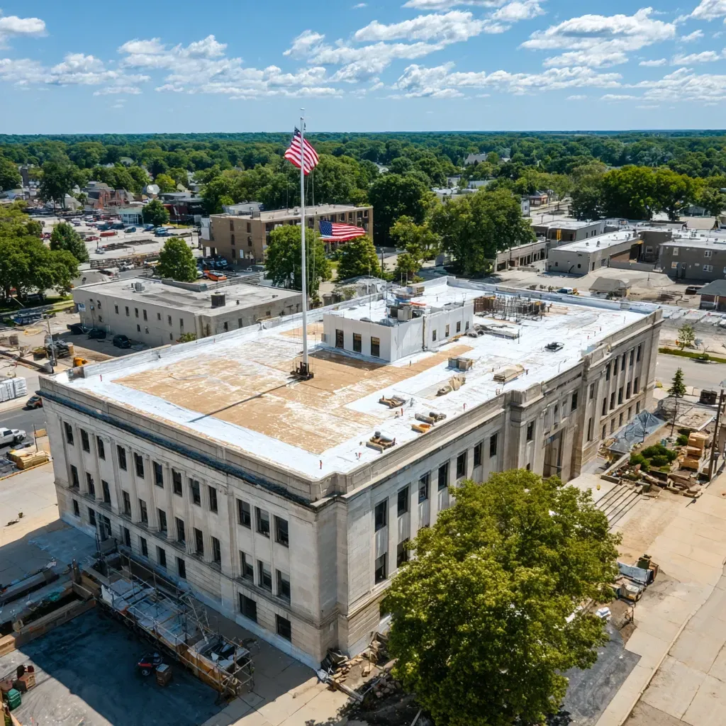 Joliet IL reflective roofing professionals install solar-reflective topcoats, liquid-applied coatings, and ponding-resistant white roof upgrades.