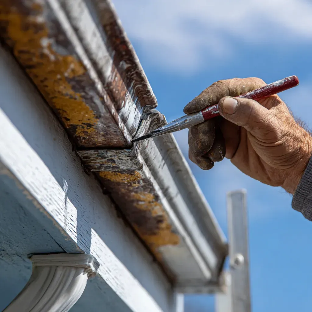 Joliet IL gutters and fascia contractors replace old aluminum, realign sagging gutters, upgrade attic vent airflow, and reinforce roof eave edges.