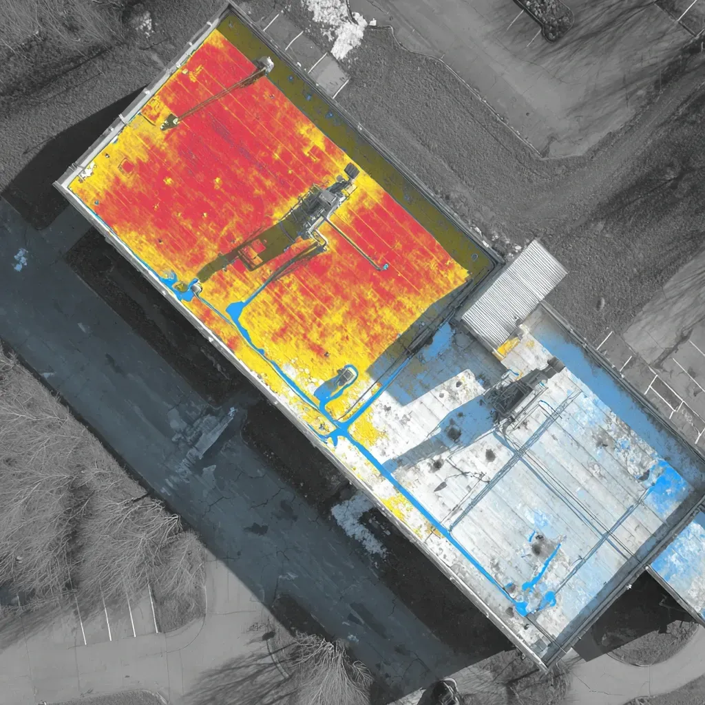 We offer Joliet IL commercial roofing inspections with detailed condition reports, satellite measurements, repair estimates, and moisture intrusion detection.