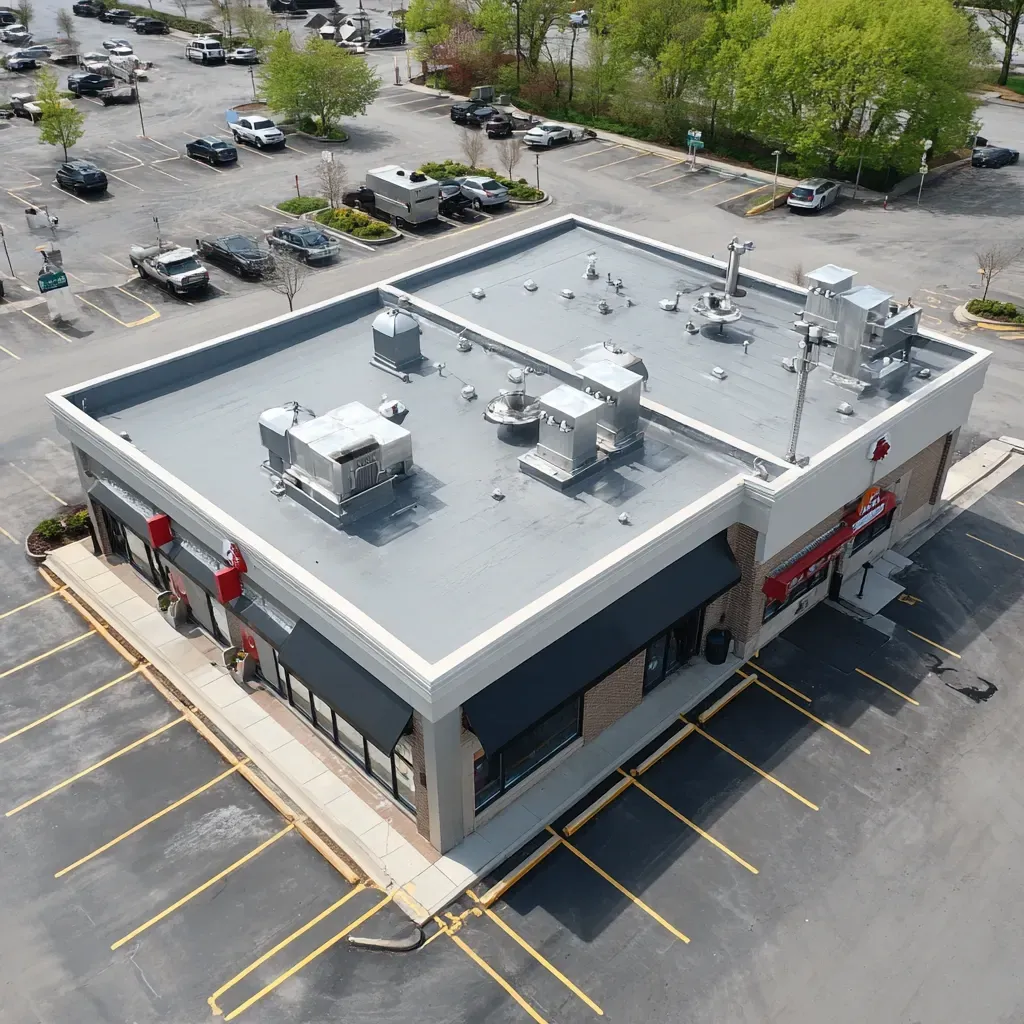 Best commercial roofing Joliet IL companies install industrial-grade PVC membranes, EPDM rubber systems, tapered polyiso insulation, and weather-resistant flashings.