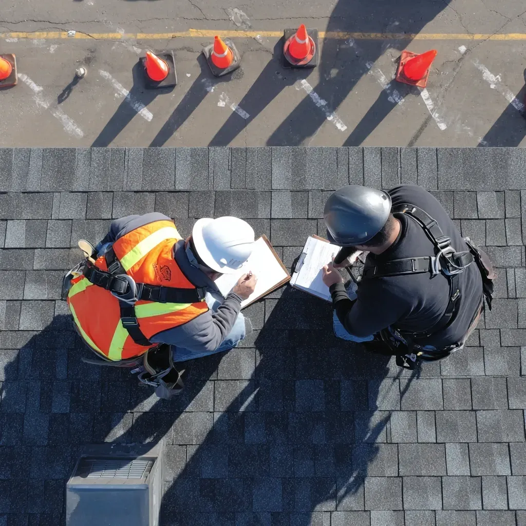 Our Joliet IL commercial sealing team restores older roofing membranes using fiber-reinforced coatings, base flashing sealant, and edge seam barriers.