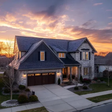 Joliet IL new roof installs include thermal underlayment, attic baffles, ridge ventilation, hail-resistant shingles, and gutter flashing integration.