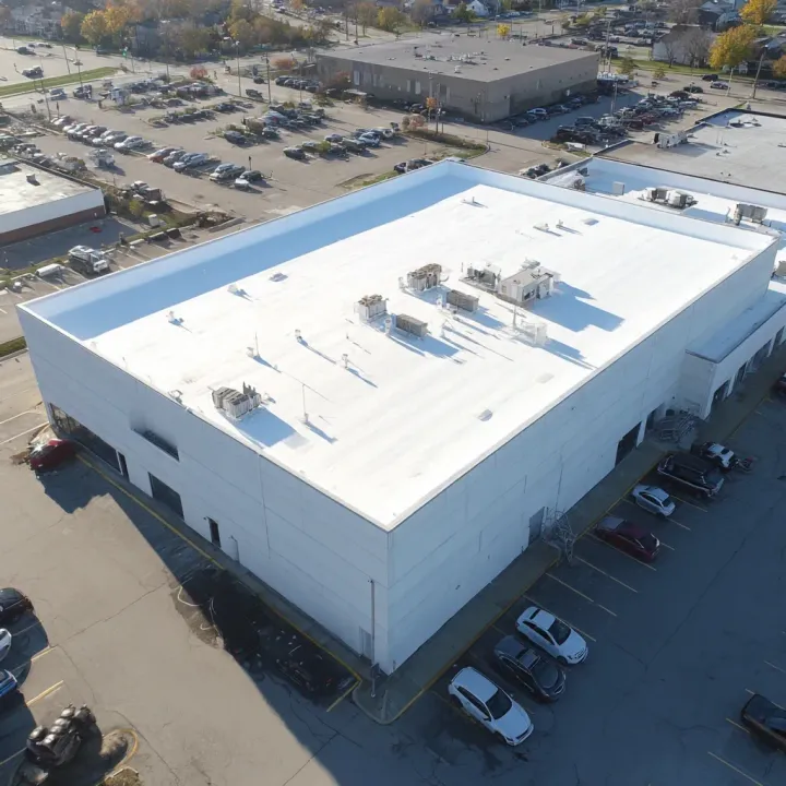 Joliet IL roofing teams install high-performance shingles, reflective roof coating, starter strip shingles, underlayment replacement, and drip edge trims.