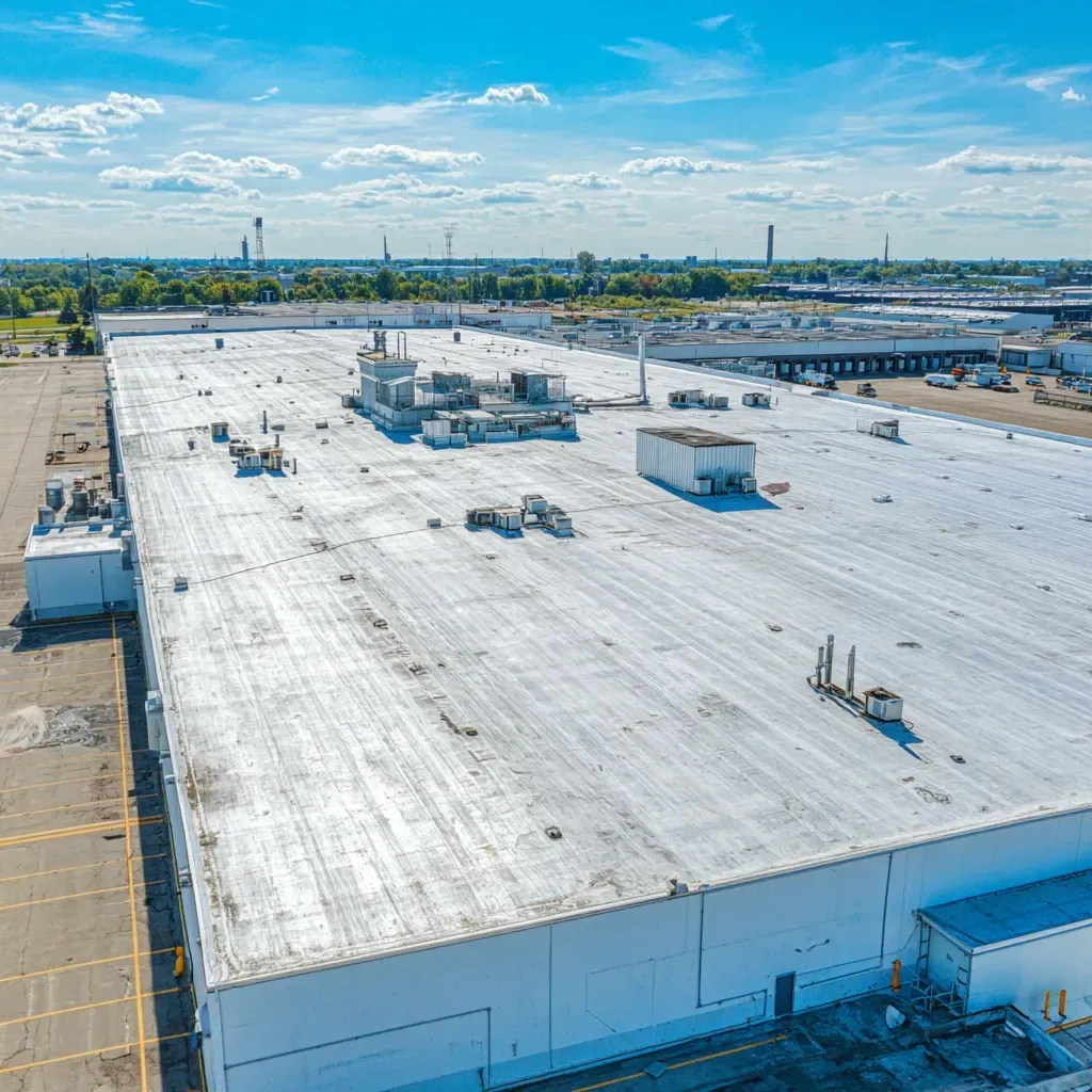 Our Joliet IL roofing company installs high-performance commercial roof systems with storm-rated membrane layers, vapor barriers, and long-term leak protection.