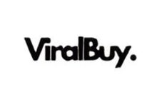 El logotipo de viralbuy es blanco y negro sobre un fondo blanco.