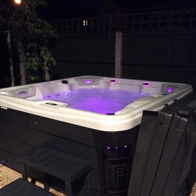 purple swim spa