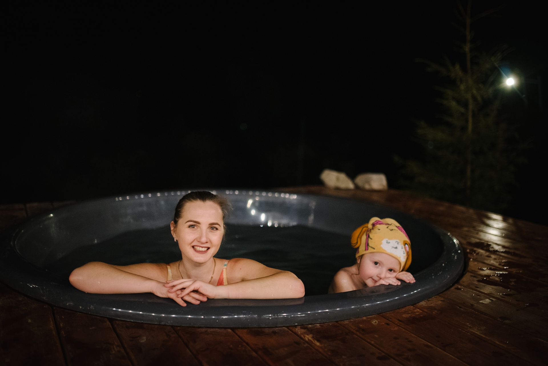 Hot Tub in the Darker Months
