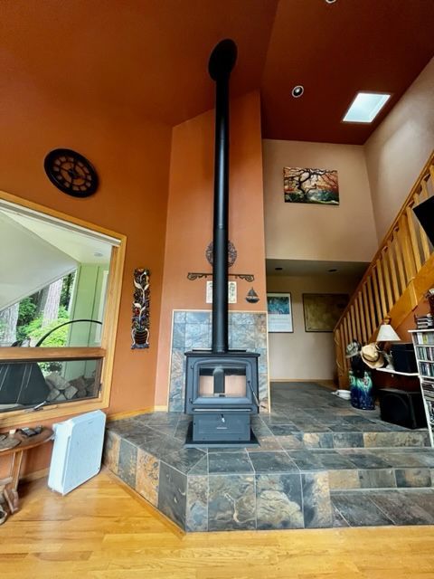 Black Chimney in Modern House - Mckinleyville, CA - Northcoast  Chimney Sweep