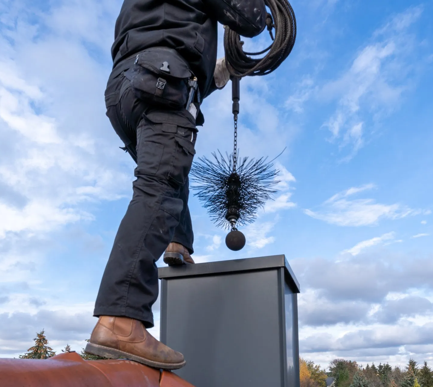 Chimney cleaning — McKinleyville, CA — Northcoast Chimney Sweep Inc.
