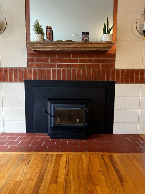 Brick Modern Chimney - Mckinleyville, CA - Northcoast  Chimney Sweep