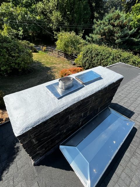 Chimney From Roof - Mckinleyville, CA - Northcoast  Chimney Sweep