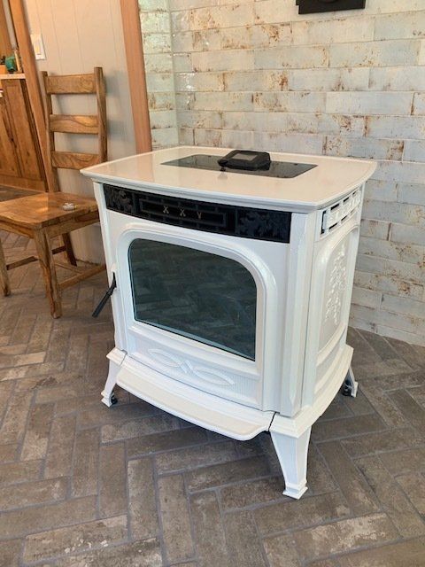 White Boxed Stove - McKinleyville, CA - Northcoast Hearth & Stoves