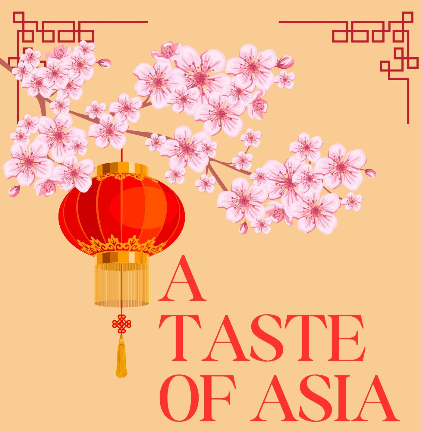 a taste of asia menu logo for the white horse inn pub 
