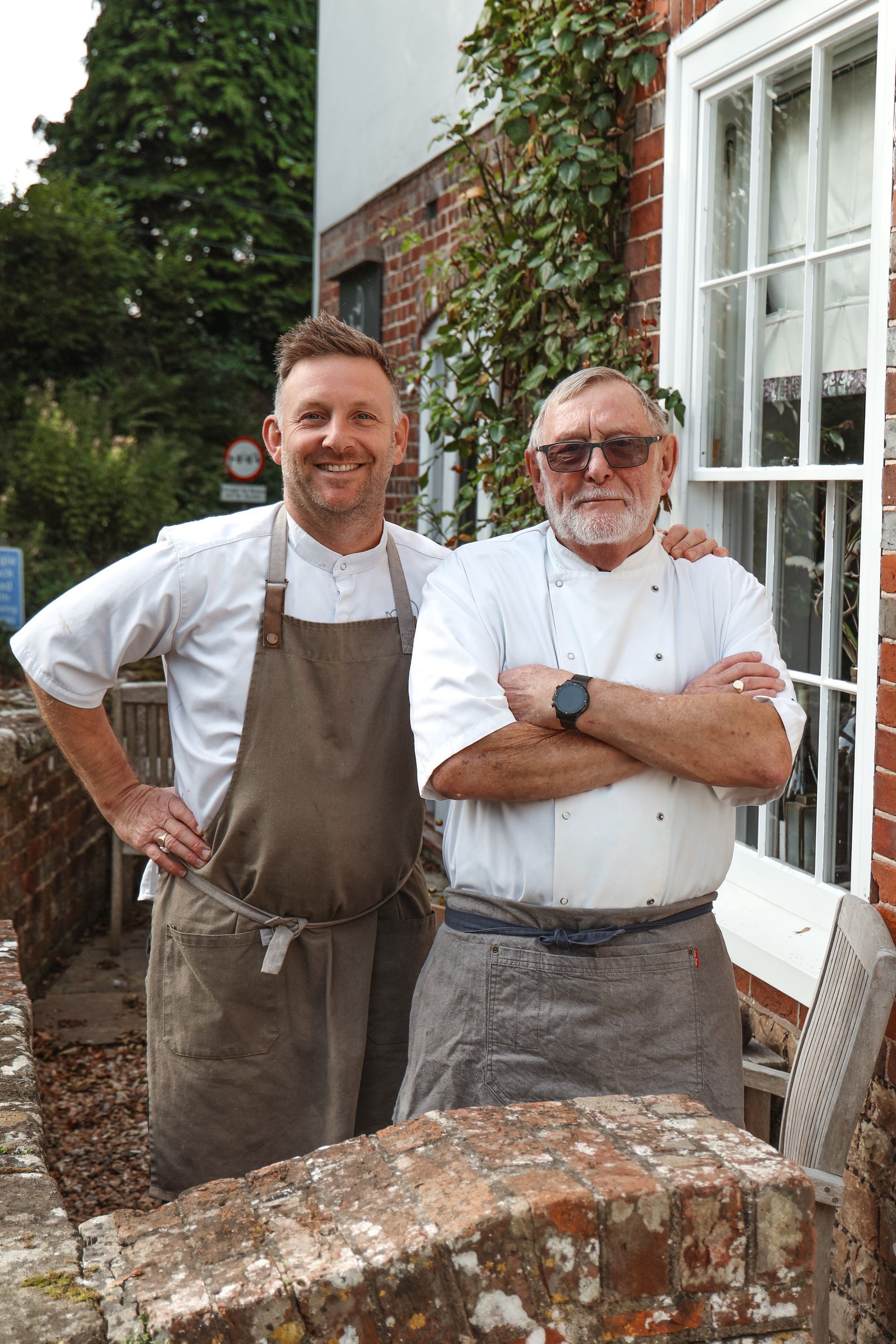 Head chef Ben & father who was executive head chef at the Ritz