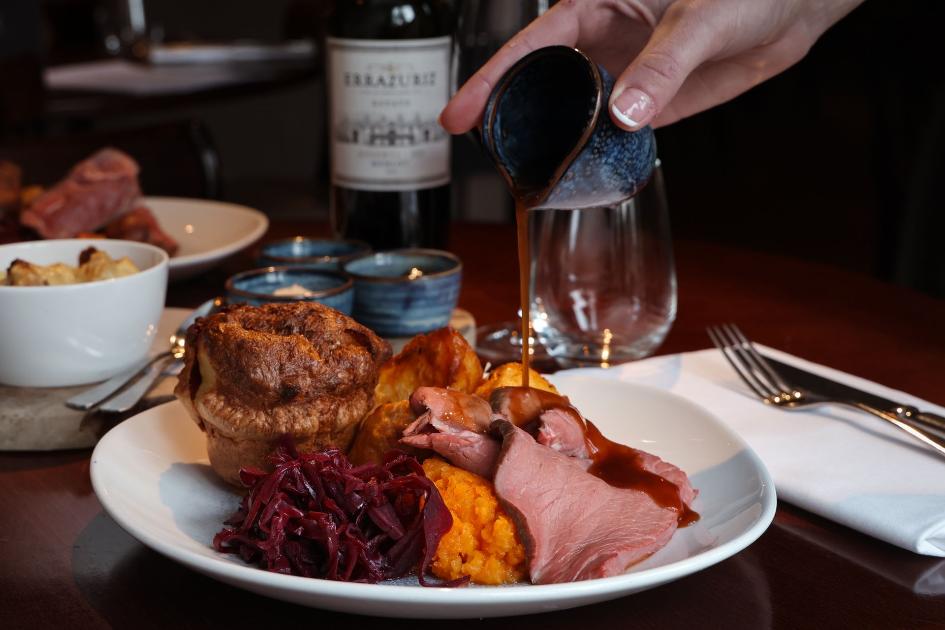 Sunday Roast At White Horse Inn Pub