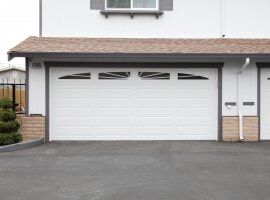 White Garage — Garage Door in Sta Rosa, CA