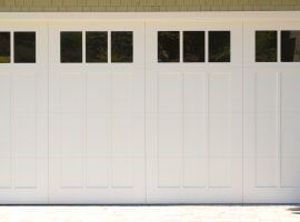 White Garage Door — Garage Door in Sta Rosa, CA