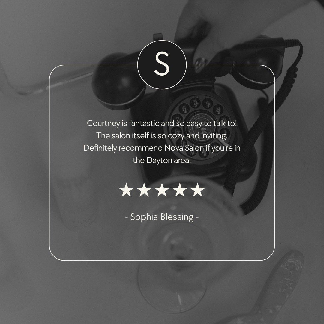 Review with phone in background: 