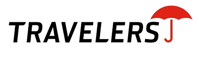 The Travelers logo, featuring the word 