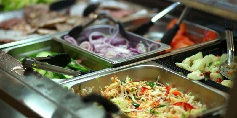 A Buffet Line Filled With Lots Of Different Types Of Food — Leichhardt Accommodation in Mornington, QLD