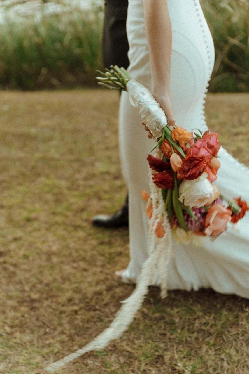 A bunch of flowers are sitting on top of a table.