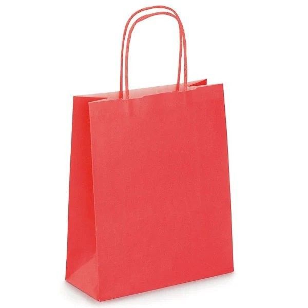 Busta rossa in carta kraft