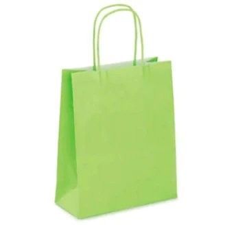 Busta verde kraft per attività commerciali