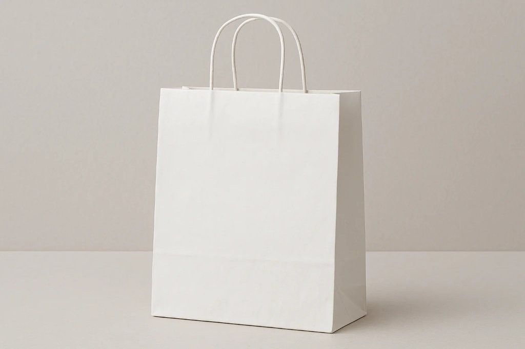 Busta carta kraft bianca