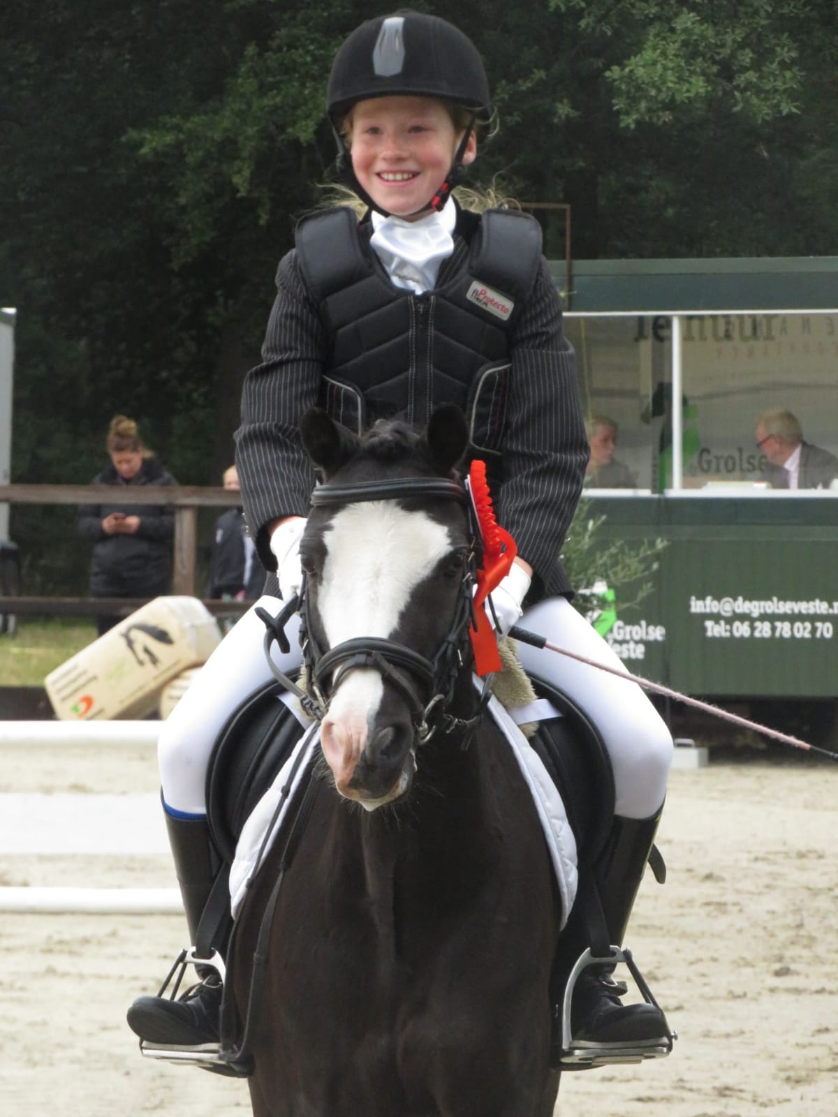 Feline Blikman en haar pony Coen