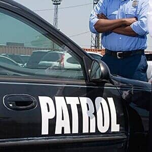 Patrol Car and Security Personnel - Security on Indianapolis, IN