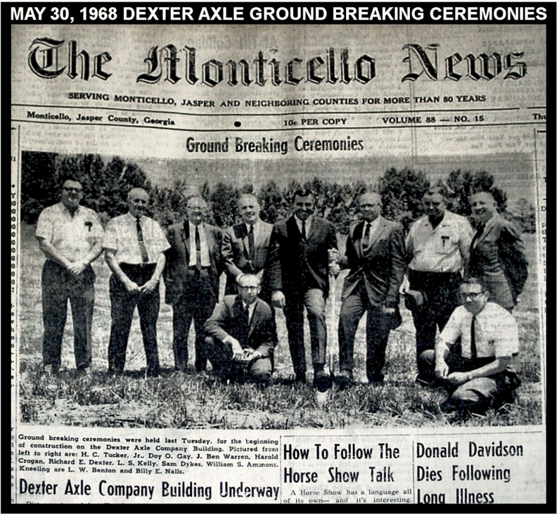 The front page of the monticello news on may 30 1958